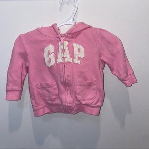5/$15 GAP Light Pink Zip-Up Hoodie